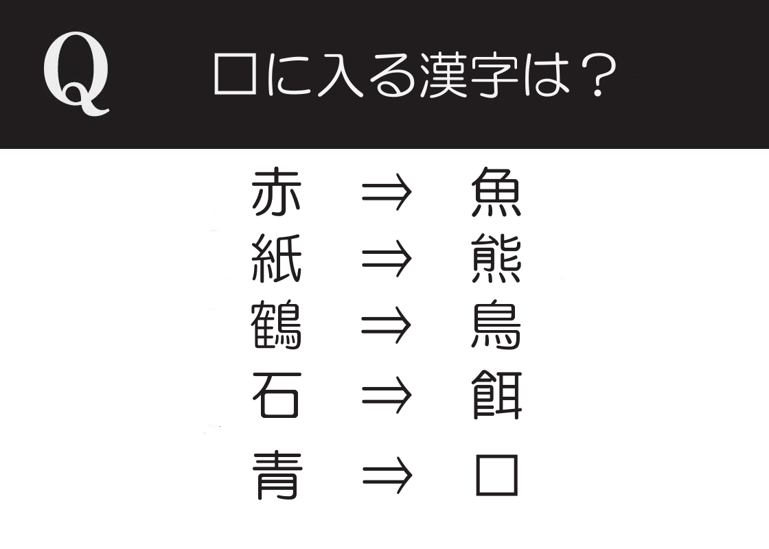 謎解き これが解ければ相当なiqの持ち主