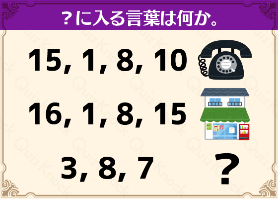 数字とイラストのナゾを解け 暗号謎解き ウィークリー謎解き